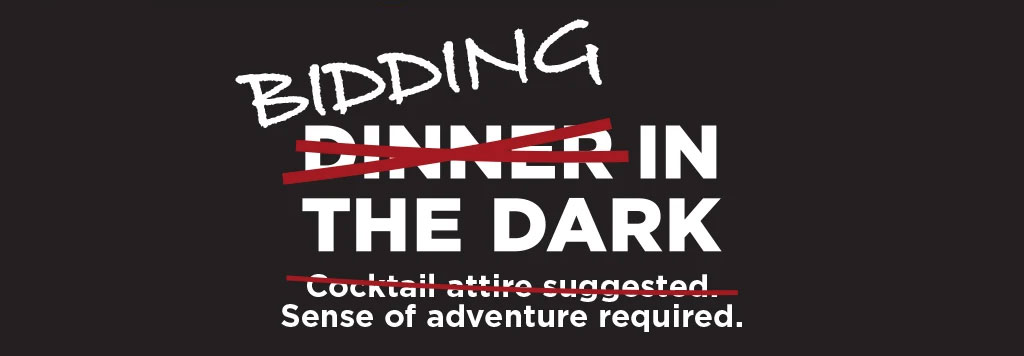 bidding in the dark header